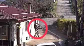 Baca şapkasını değiştirmek için çıktığı çatıdan düştü; o anlar kamerada