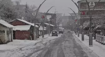Çukurca'da kar etkili oldu