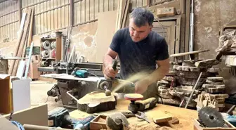 Çürümüş zeytin ağaçlarını sanat eserine dönüştürüyor