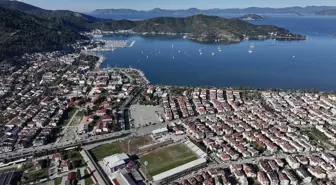 Fethiye İlçe Stadı'nda Galatasaray maçı hazırlığı