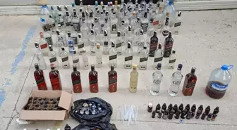 Hatay'da sahte içki operasyonunda 5 şüpheli yakalandı