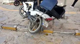 Isparta'da otomobil ile motosiklet çarpıştı: 1 yaralı