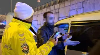 Kazalı araçla ilerledi, alkol testini reddetti