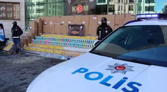 Şanlıurfa'da bir araçta gümrük kaçağı 43 bin paket sigara ele geçirildi