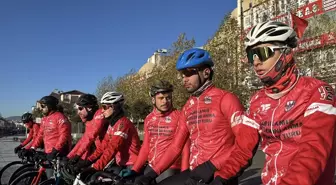 'Sarıkamış Şehitleri Anısına İstanbul'dan Kars'a' anma sürüşü kafilesi Sakarya'da