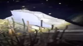 Şırnak'ta 7 katlı apartmana yıldırım düştü