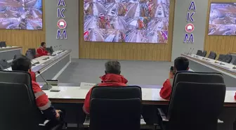 Van'da kar yağışı AKOM'da anlık takip ediliyor