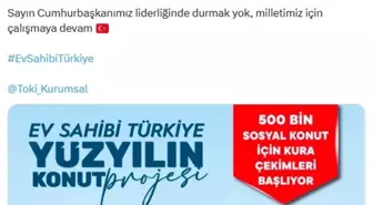 500 bin sosyal konut için ilk kuralar bugün çekilecek