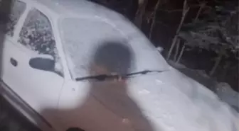 Manisa'nın Alaşehir ilçesine mevsimin ilk karı yağdı