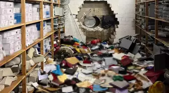 Almanya'da hırsızlar duvarı delerek banka kasasını soydu