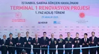 Bakan Uraloğlu, Sabiha Gökçen Havalimanı Terminal 1 Renovasyon Projesi 1. Faz Açılış Töreni'nde konuştu Açıklaması