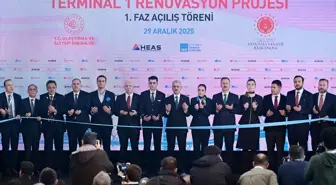 Bakan Uraloğlu, Sabiha Gökçen Havalimanı Terminal 1 Renovasyon Projesi 1. Faz Açılış Töreni'nde konuştu Açıklaması