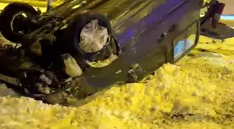 Batman'da kar ve buzlanma kazaya neden oldu: 2 yaralı