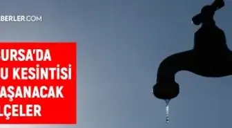 Bursa BUSKİ su kesintisi! 29-30 Aralık Bursa'da su kesintisi ne zaman bitecek, sular ne zaman gelecek?