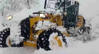 Devrek'te 45 köy yolu kar nedeniyle ulaşıma kapandı