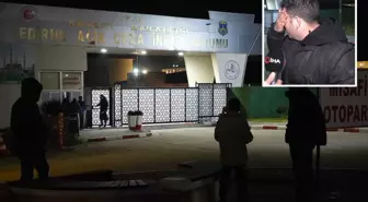 Edirne'de 12 yıl sonra tahliye olan mahkûm mutluluk gözyaşları döktü