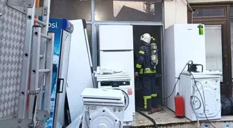 Karamürsel'de iş yerinde çıkan yangın söndürüldü