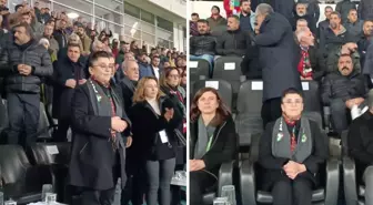 Leyla Zana Amedspor maçında! Ayakta alkışlandı