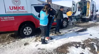 Şanlıurfa'da karlı yollarda doğum seferberliği