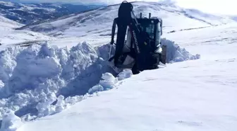 Sivas'ta yoğun kar nedeniyle 69 yerleşim yerine araç ulaşımı sağlanamıyor