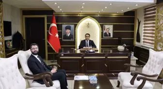 Yeşilay'dan Asarcık Kaymakamı Ahmet Tayyip Korkmaz'a ziyaret