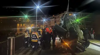 Amasya'da nehre düşen otomobildeki 1 kişi öldü, 1 kişi yaralandı