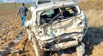 Amasya'da otomobil ile SUV araç çarpıştı: 8 yaralı