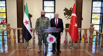 Bakan Güler, Suriye Genelkurmay Başkanı Tümgeneral Nureddin Ali Na'san'ı kabul etti