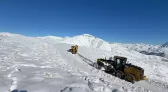 Batman'da kar yağışı nedeniyle 346 yerleşim yerinin yolu kardan kapandı