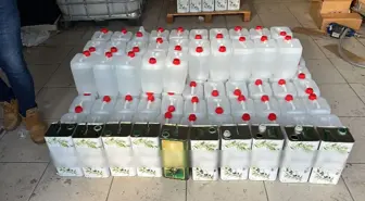 Beylikdüzü ve Esenyurt'ta 3 bin litre kaçak alkol ele geçirildi