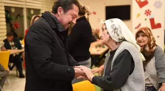 Beypazarı Belediye Başkanı Kasap, huzurevi sakinleriyle bir araya geldi