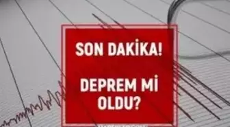 Bursa'da deprem mi oldu? SON DAKİKA! 30 Aralık Bursa'da az önce nerede, kaç şiddetinde deprem oldu?