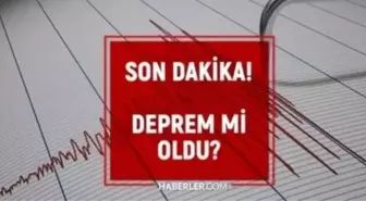 Bursa'da deprem mi oldu? SON DAKİKA! 30 Aralık Bursa'da az önce nerede, kaç şiddetinde deprem oldu?