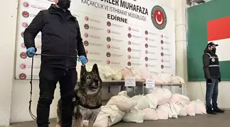 Kapıkule'de bir tırda esrar ve çok sayıda uyuşturucu hap ele geçirildi