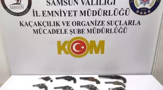 'Kayıp' denilen kültür varlığı tabancalar evlerden çıktı: 13 silah ele geçirildi