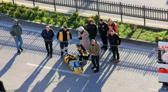 Pikap ile motosiklet çarpıştı: 1 yaralı