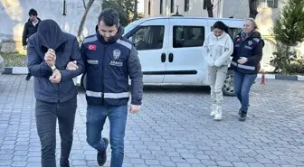 Samsun'da evden televizyon çalan 2 zanlı yakalandı