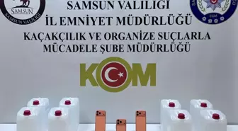 Samsun'da kaçakçılık operasyonunda 2 zanlı yakalandı