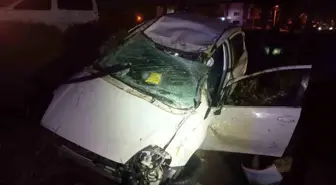 Tekirdağ'da alkollü sürücü su kanalına uçtu