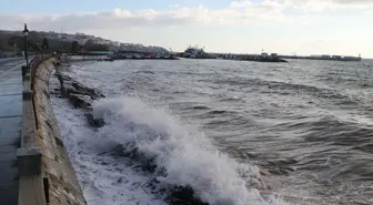 Tekirdağ'da deniz ulaşımına lodos engeli