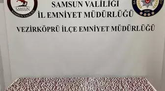 Vezirköprü'de uyuşturucu operasyonunda 3 gözaltı