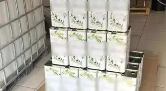 Zeytinyağı şişelerine gizlenmiş 3 bin litre kaçak alkol ele geçirildi