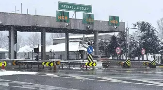 Anadolu otoyolunda kontrollü geçiş sağlanıyor