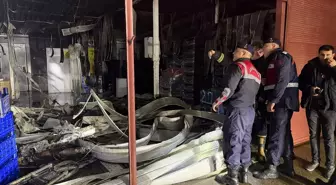 Antalya'da muz sarartma tesisinde çıkan yangın hasara yol açtı