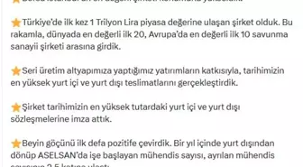 ASELSAN Genel Müdürü Akyol: Finansal ve teknolojik performansımızla 2025'e damga vurduk
