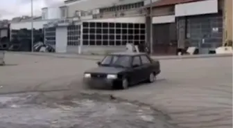Attığı drift sosyal medyaya düştü 46 bin TL ceza yedi