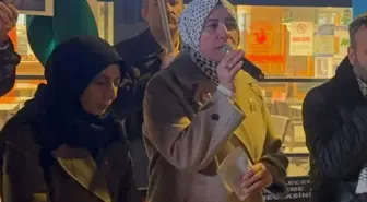 Başakşehir Direniş Grubu'ndan 'Gazze için 66. gün nöbetteyiz' eylemi