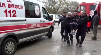 Beton fabrikasında yangın: 2 işçi dumandan etkilendi