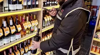 Bilecik'te yılbaşı öncesi sahte ve kaçak alkol denetimi