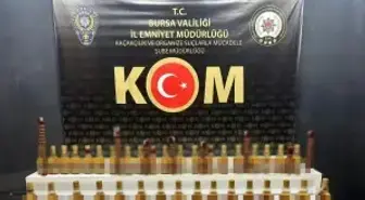 Bursa'da satışa hazır 98 şişe alkollü içki ele geçirildi: 2 gözaltı